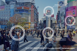 人があふれる街の写真、権利関係で気をつけることは?!